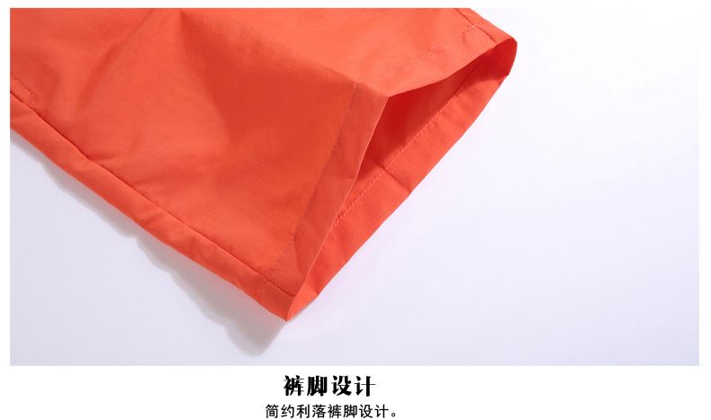 Summer candy color shorts shorts men's beach pants elastic waist drawstring loose cross-border straight shorts_voghion.com