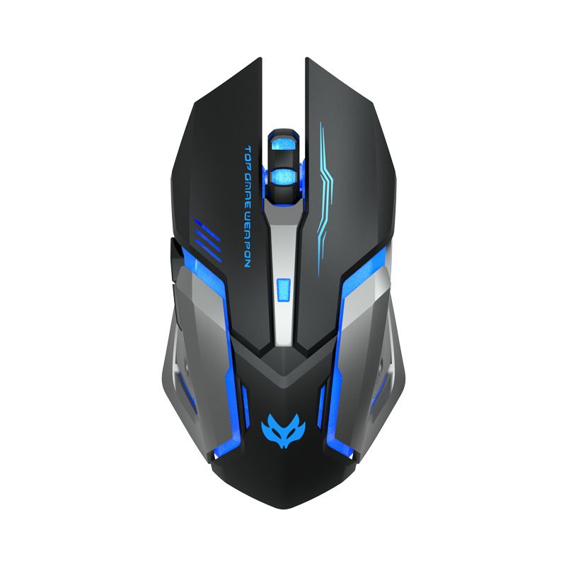 Nuevo ratón mecánico inalámbrico para juegos, silencioso, bonito y brillante, de color rosa._voghion.com