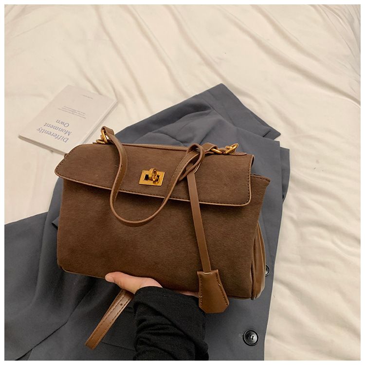 Hochwertige Tragetasche mit großem Fassungsvermögen für Damen 2024, matt, trendig, Rodeo, Umhängetasche für den Weg zur Arbeit_voghion.com