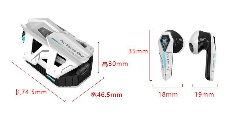 Mecha Bluetooth Headset Gaming Low Latency Mode High Aesthetic Open Ear Over-Ear Bone Conduction High-End Version New_voghion.com