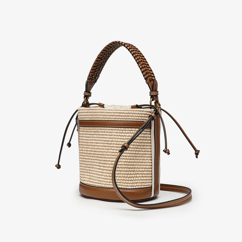 Borsa a tracolla da spiaggia intrecciata, stile pendolare, da donna, autunno inverno 2024, nuova, elegante, di Z Brand_voghion.com