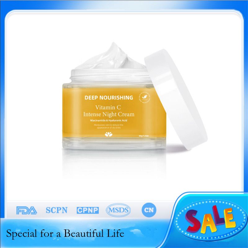 Vitamin C Night Moisturizing Improves Dullness And Repairs Acne Skin VC Cream_voghion.com