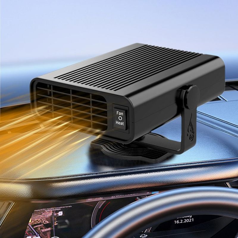 Fare riferimento alla descrizione Riscaldatori per auto per veicoli 2 in 1 Raffreddatore e riscaldatore antiappannamento anteriore Asciugatrice automatica Parabrezza_voghion.com