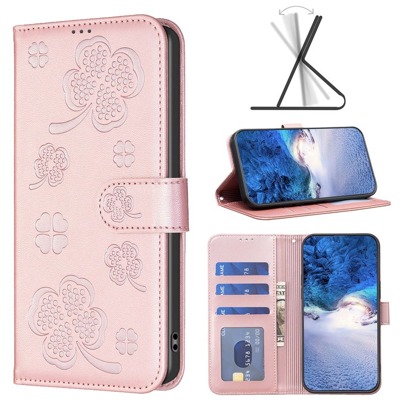 Plånbok med kortfack, magnetiskt spänne, läderfodral för Honor 5G 90 Pro X50i X6A X7A X7B X8B X9B Magic 6 Lite_voghion.com