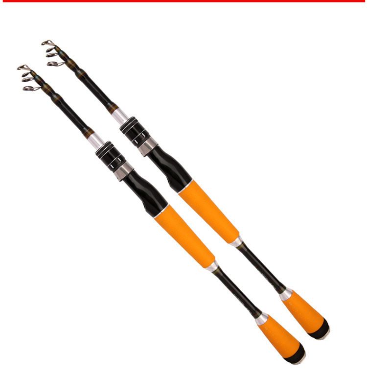 Carbon Telescopic Lure Short Section MH Adjustment Super Hard Convenient Fishing Rod Gun Straight Handle Vibration Type Sea Rod Casting Rod Set_voghion.com