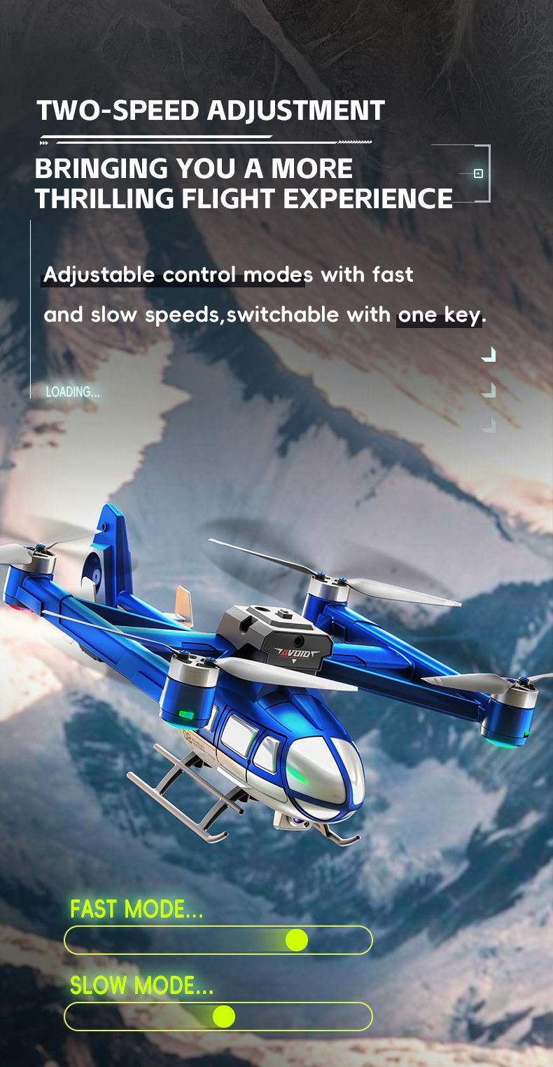 Brinquedos Inteligentes Exportação Novo Produto Simulação Modelo Helicóptero Sem Escova Transmissão Inteligente de Imagem Fotografia Aérea Aeronave Brinquedo Drone_voghion.com