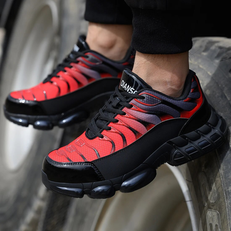Mannen Vrouwen Veiligheid Anti-smash Anti-lek Ademend Lichtgewicht Werk Sneakers Onverwoestbare Schoenen Laarzen_voghion.com
