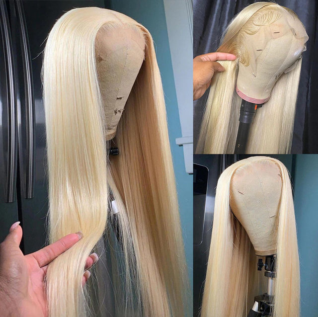 Parrucca anteriore in pizzo 13x4 diritta per ossa 613 Parrucche per capelli umani biondi miele Brasiliana 30 40 Incn Parrucche frontali in pizzo colorato 13x6 per le donne_voghion.com