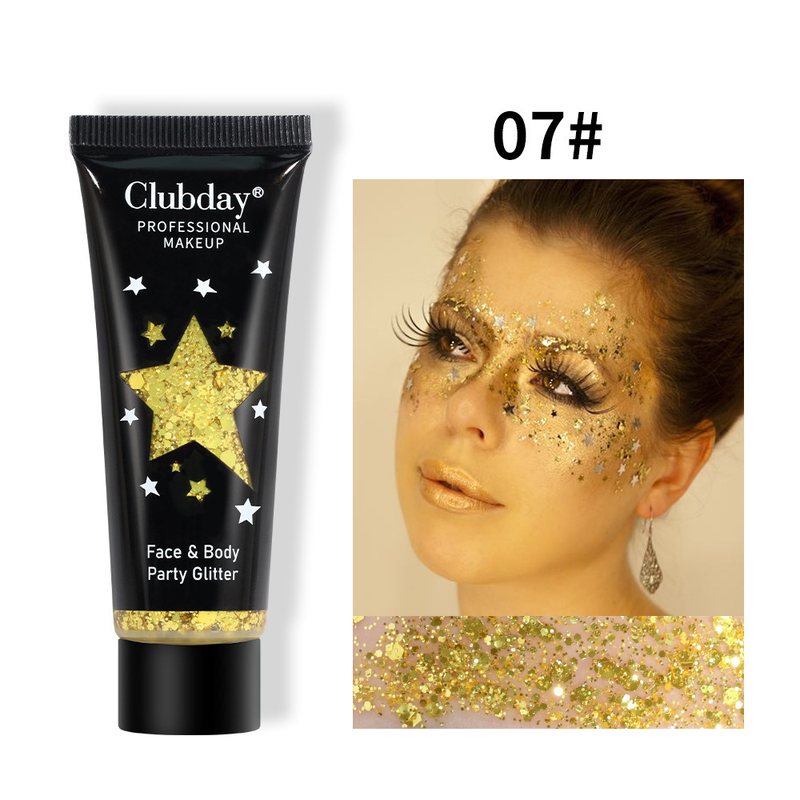 Beauty gel liquid sequin body Christmas makeup chameleon hose eye shadow_voghion.com