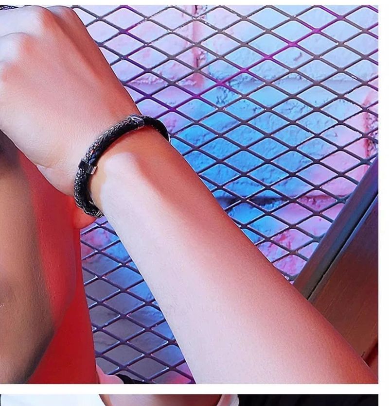 Light Luxury Color-Block Bracelet Personalized Bangle Qixi Valentine's Day Gift For Boyfriend_voghion.com