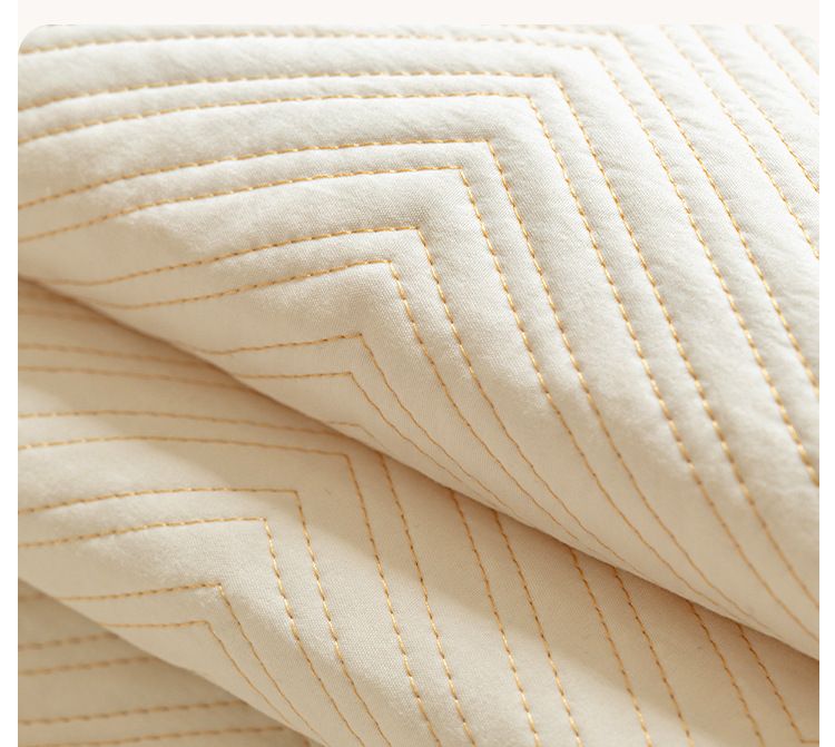 Chenille Sofa Cushion Covers – Striped Non-Slip Stretchable Seat Pads For Sectional & Modular Sofas (Multiple Sizes & Colors, Minimalist Style)_voghion.com