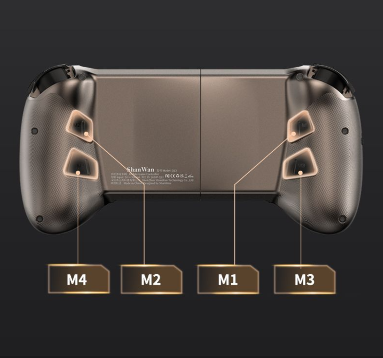 Controller estensibile per lo streaming wireless Android Bluetooth per sala giochi telescopica portatile Shanwan Q133xpv_voghion.com