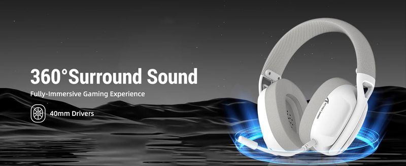 ATTACK SHARK L80 Ultra-Light Tri-Mode Lightweight Wireless Gaming Headset For PC/PS4/PS5/Switch/Xbox_voghion.com
