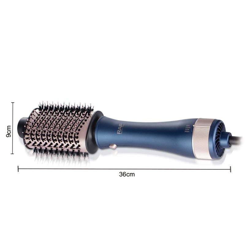 RAF EU Standard 3 in 1 Pettine ad aria calda Asciugacapelli a ioni negativi Ferro arricciacapelli multifunzionale Strumento per lo styling dei capelli_voghion.com