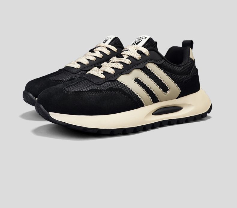 Forrest Gump Nouvelles chaussures de course pour hommes, décontractées, tendance, à semelles épaisses, rehaussantes pour papa_voghion.com