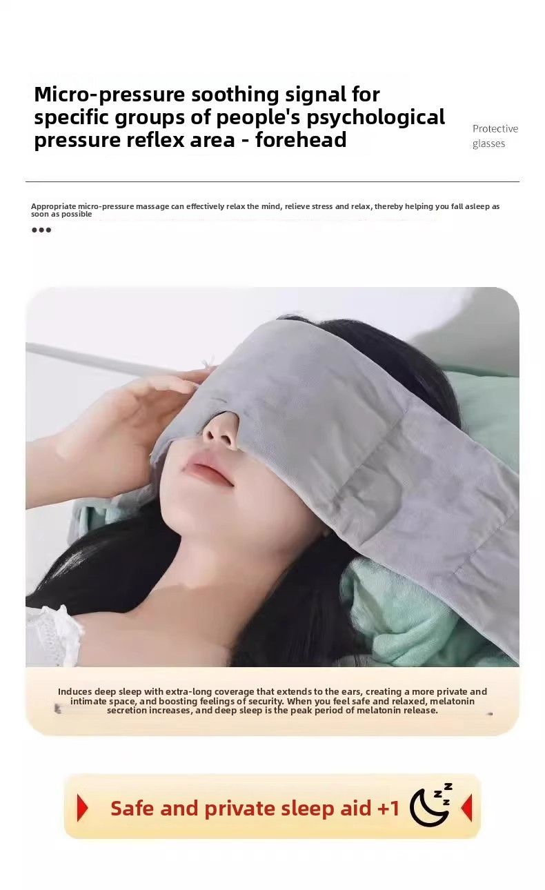 Maschera Gravity Seping, Blocco completo della luce, Maschera per il pisolino per uomini e donne, Protezione per gli occhi Deep Sep per adulti, Comoda e_voghion.com