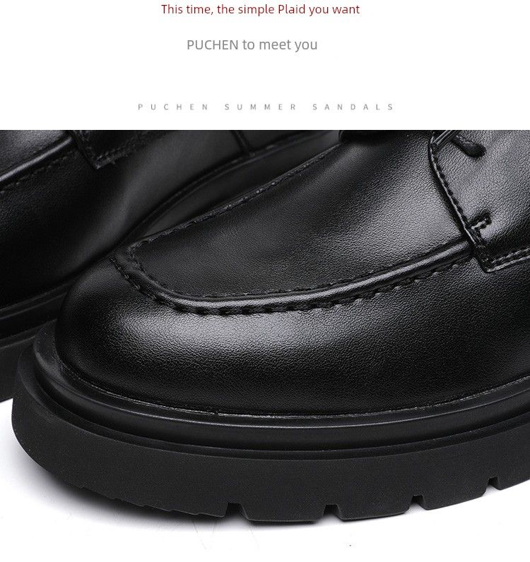 Summer Big Head Casual And Comfortable Work Small Leather Shoes Formal Wear_voghion.com