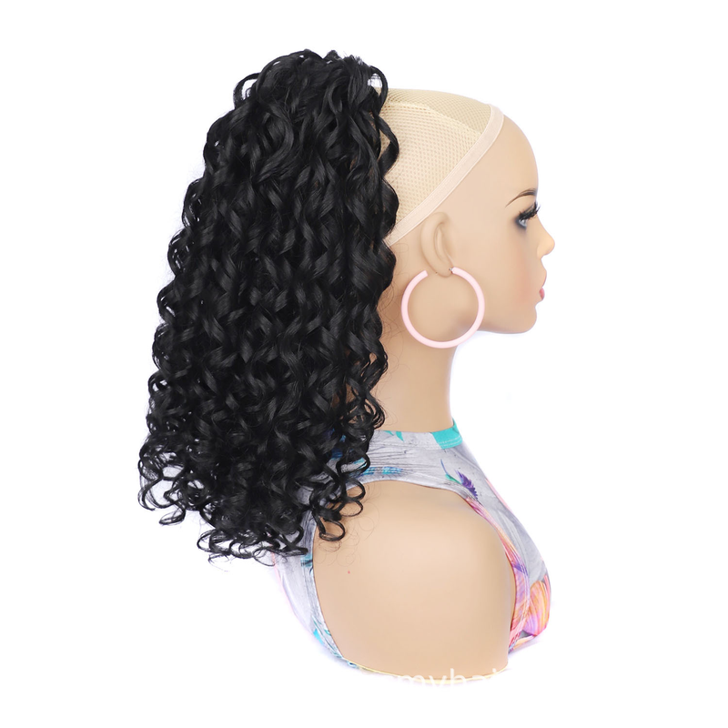 Medium And Long Curly Ponytail Spring Curly Wig Ponytail Curly Wig Ponytail Retro Curly Ponytail_voghion.com
