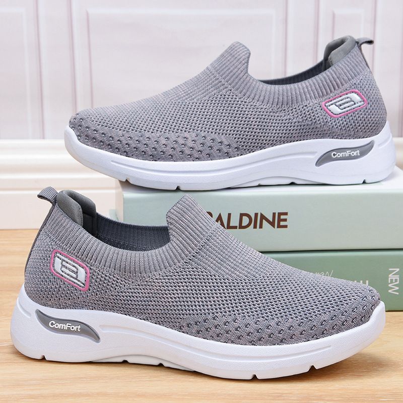 Herfst Nieuwe Casual Sokken Zachte Zolen Moeders Sport Damesschoenen_voghion.com