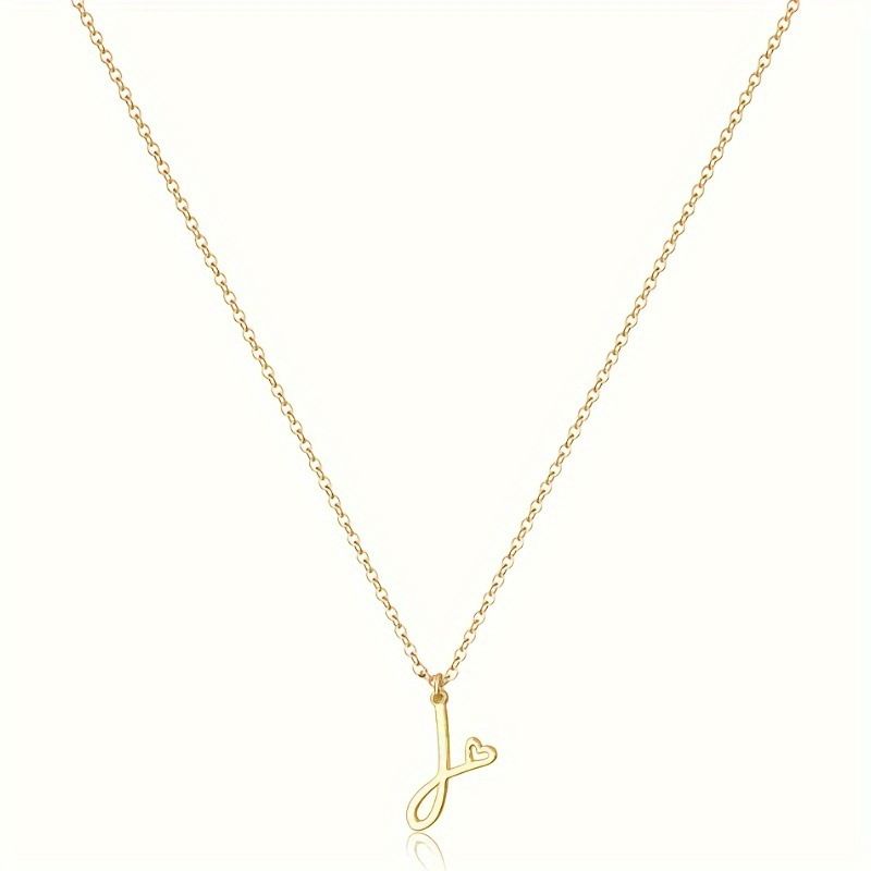 Collana con 26 lettere, a forma di fiore, con clavicola, fai da te, arte e corpo_voghion.com