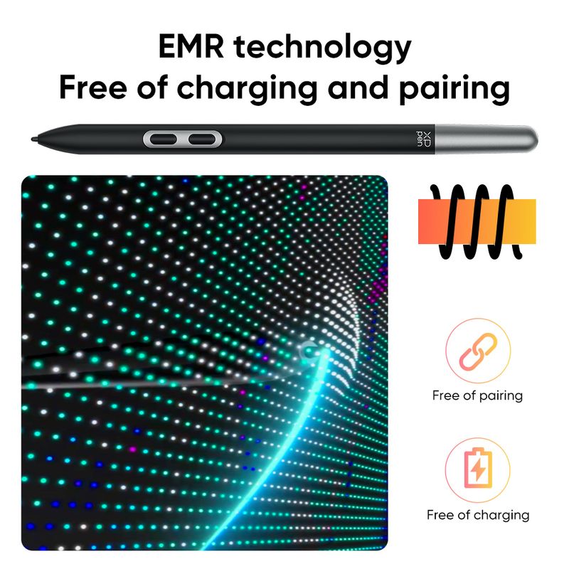 12-Zoll-XPPen Magic Pad 2K-Auflösung 16K-Ebenen 8 GB 256 GB Grafik-Zeichentablett-Monitor Android 14_voghion.com