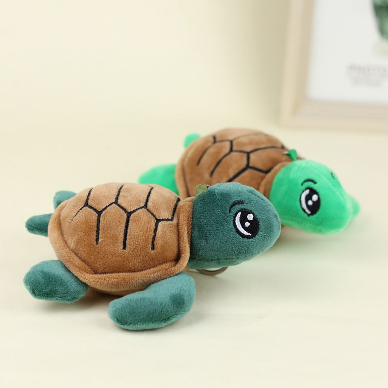 Animal Ocean Plush Adorable Large Turtle Keychain Soft Toy In Colors Multiple_voghion.com