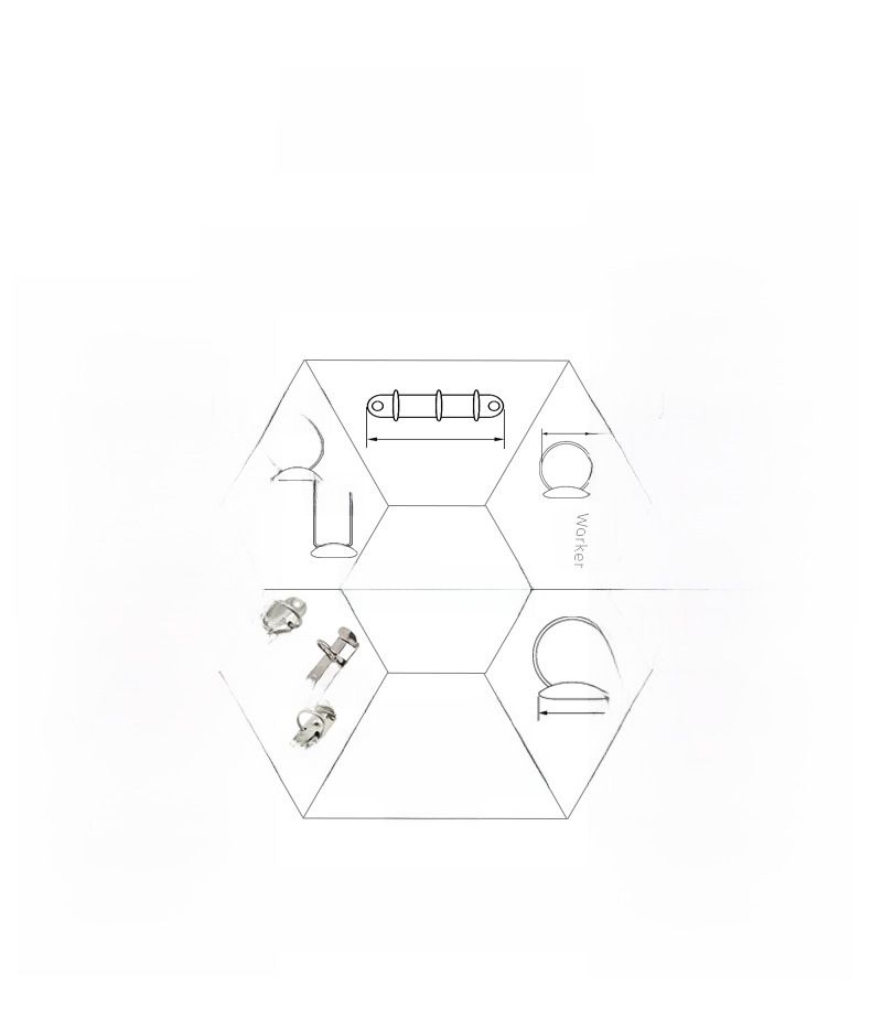 Direkt ab Werk liefern Gold 6-Loch-Clip O-plattierter Metallbinder mit Schalter A6 Notizbuchzubehör Briefpapierclip_voghion.com
