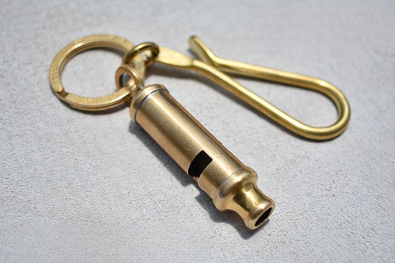UK ACME Siren EDC Outdoor Survival Copper Whistle Brass Loud Sound_voghion.com