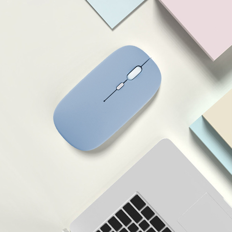 Tablet Computer Single Macaron Color Wireless Gift Bluetooth Silent Mouse_voghion.com