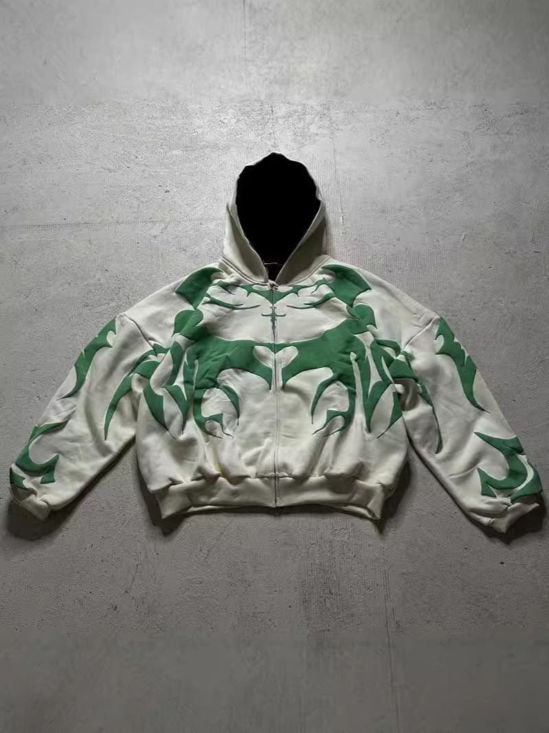 2025 Herbst Winter Y2K Dark Gothic Print Zipper Hoodie für Männer und Frauen New Style Jacke_voghion.com