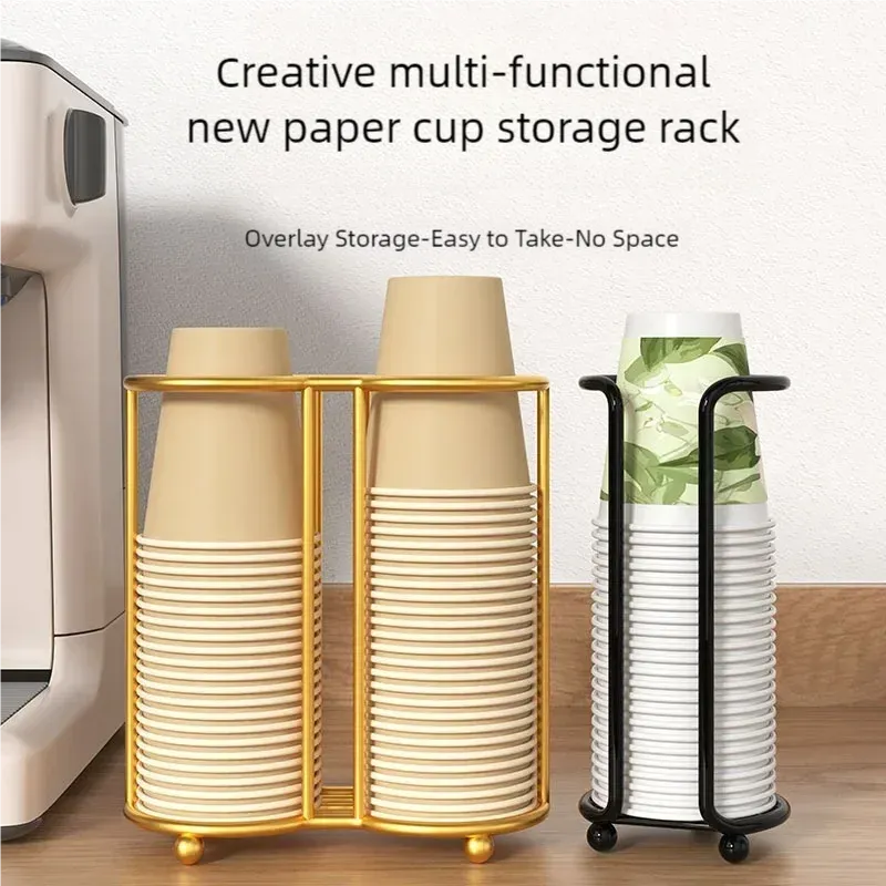 Supporto per bicchieri di carta usa e getta, supporto per tazze da tè, gadget da cucina_voghion.com