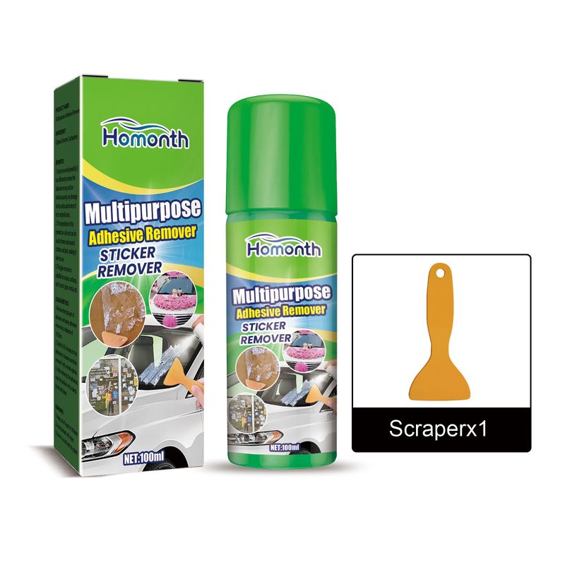Homonth Multipurpose Adhesive Remover, Multi-Purpose Adhesive Removal Self-Adhesive Double-Sided Adhesive Removal Adhesive Cleaning Adhesive No Residue Cleaner_voghion.com