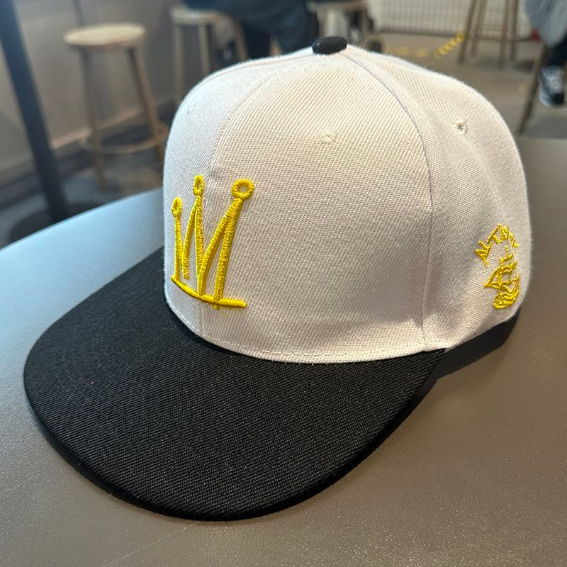 Hip Hop Men's Women's Flat brim Spring and Autumn Baseball Big Headed Street Dance Trendy Person Straight Board American_voghion.com