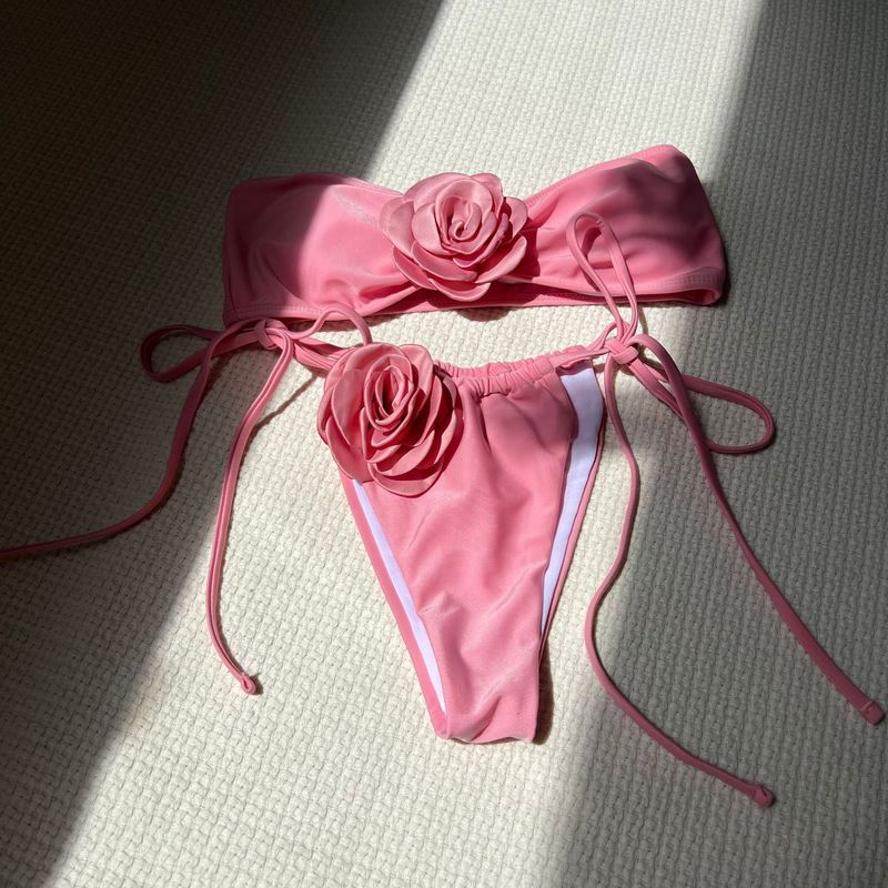Damenbekleidung Neue Bikini Tube Top Split Sexy Hot Girl Bikini_voghion.com