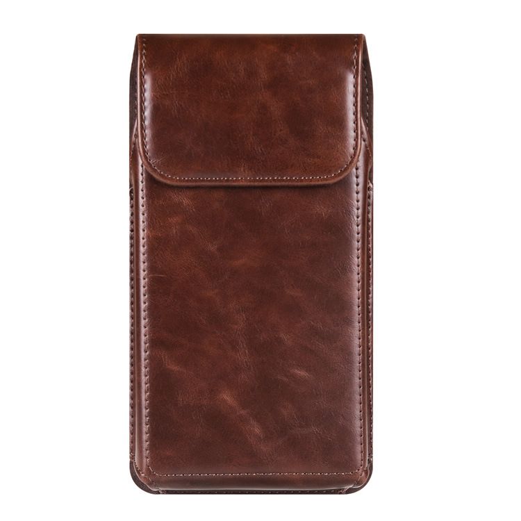 Borsa per cellulare, design minimalista, marsupio per cellulare, fibbia magnetica verticale, cinturino in vita, custodia in pelle, da uomo_voghion.com