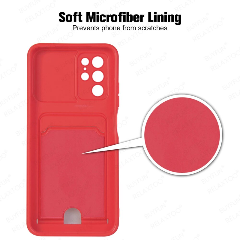 For Samsung Galaxy S24 Ultra Case Push Camera Protector Soft Cover S 24 Plus S24Ultra 5G Car Magnetic Card Slot Ring_voghion.com
