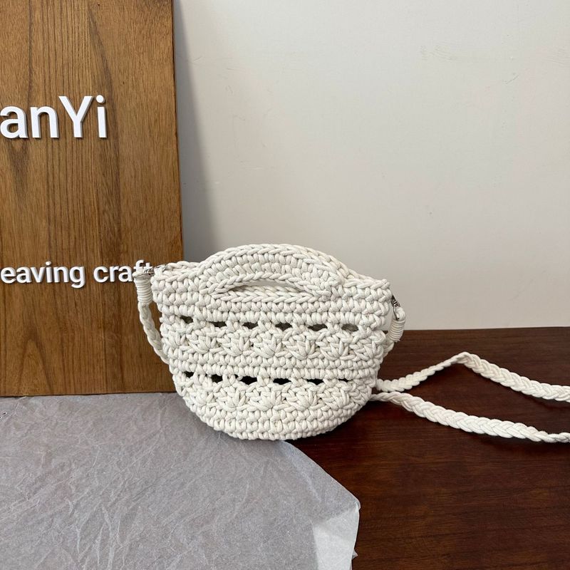 Summer Trend Handwoven Rope Art Crossbody For Women 25 New Ins Style Casual Travel Commuting Beach Bag_voghion.com
