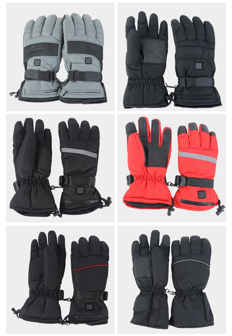 Fiets handschoenen Spotelectric Verwarmde handschoenen Vijfvingerige Verwarmde handschoenen Warme handschoenen Batterijdoos Verwarmde handschoenen_voghion.com
