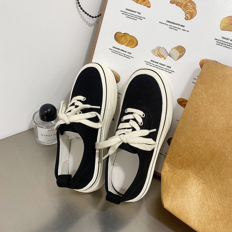 Canvas Shoes 2025 Spring And Summer New Thick Bottom Slope Heel Multifunctional Comfortable Hidden Heel Casual Shoes White Sneakers Fashion_voghion.com