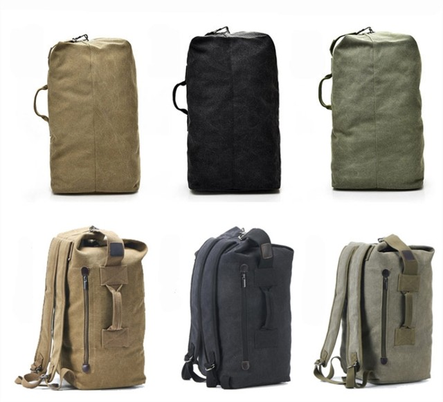 Rucksack für Herren, Reisetasche mit großem Fassungsvermögen, Bergsteigerrucksack für Männer, Gepäck aus Segeltuch, Schultertaschen für Jungen und Herren_voghion.com