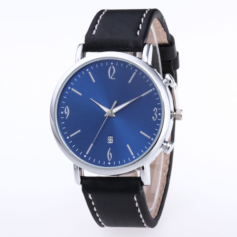 Men's Belt Square Digital Calendar Men's Watch Steel Belt Calendar Men's Watch A Generation No Logo_voghion.com