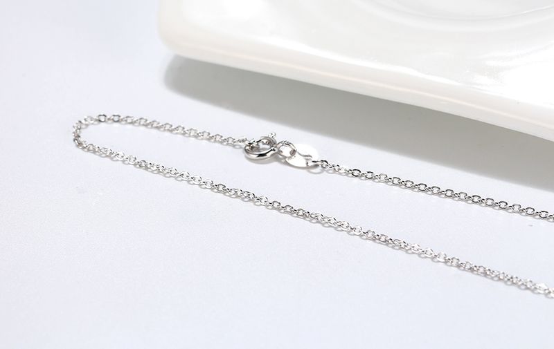 Mode ORSA JEWELS Italiaanse Sterg Sier Personaliseer Ketting voor Vrouwen 1.0mm Kabel k Kettingen Ketting 45 50 55cm SC06-P_voghion.com