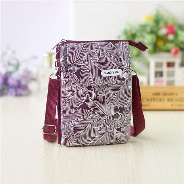 Borsa a tracolla per cellulare a 5 strati in tessuto idilliaco a foglia Borsa a tracolla Borsa a tracolla Borsa a mano Portafoglio Borsa da donna Tote Bag 2022_voghion.com