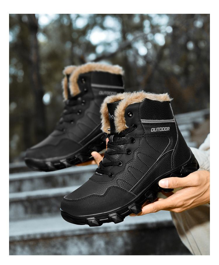 Snow Boots Casual Men's Shoes Stylish Versatile_voghion.com