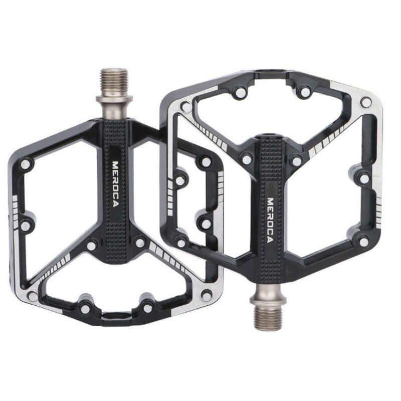 Accessoires de vélo KRSEC, alliage d'aluminium, antidérapants, pédales tout-terrain légères, VTT, trois pédales Peilin_voghion.com