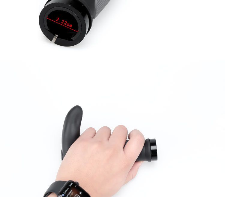 New Mountain Bike Rubber Horn Bicycle Handlebar Grips Cycling Accessories Double Lock Anti-Slip Auxiliary Handlebars_voghion.com