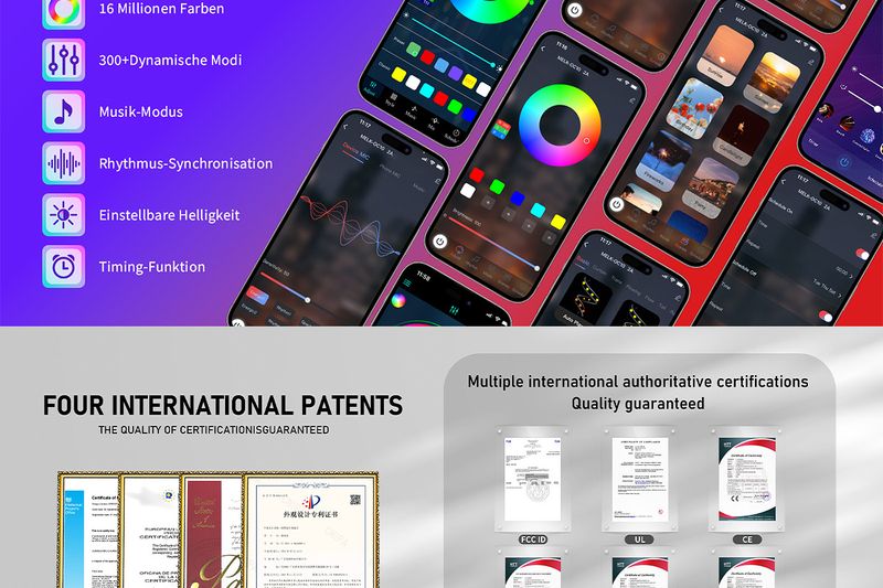 Dedicated LED Wall Mounted Diving Light Colorful Atmosphere Light IP68 Waterproof Swimming Pool Light Bluetooth Underwater Light_voghion.com