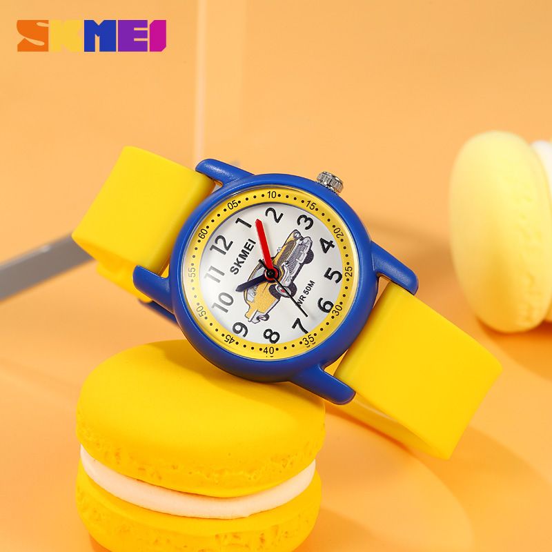 Timeless Beauty Student Edition Children's Waterproof Quartz Watch Ins Style Boys Girls Colorful Cartoon Wristwatch_voghion.com