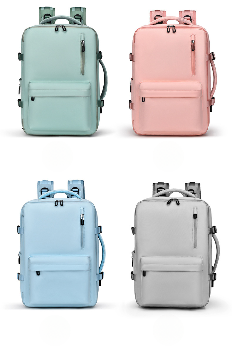 Mochila masculina da moda com toque de alta qualidade, mochila de viagem moderna feminina de grande capacidade, bolsa de computador à prova d'água_voghion.com
