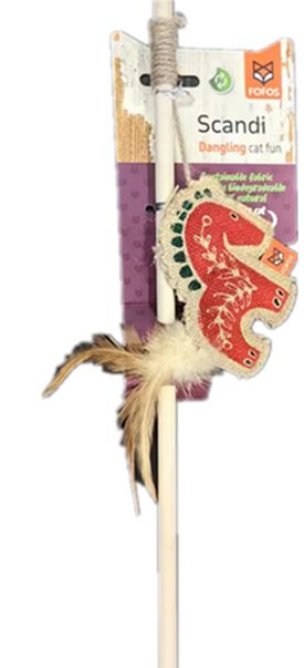 2 Lucky Fox Toys Stick 3 Series With Catnip Toy Stress Relief Cat Teasing Rod_voghion.com